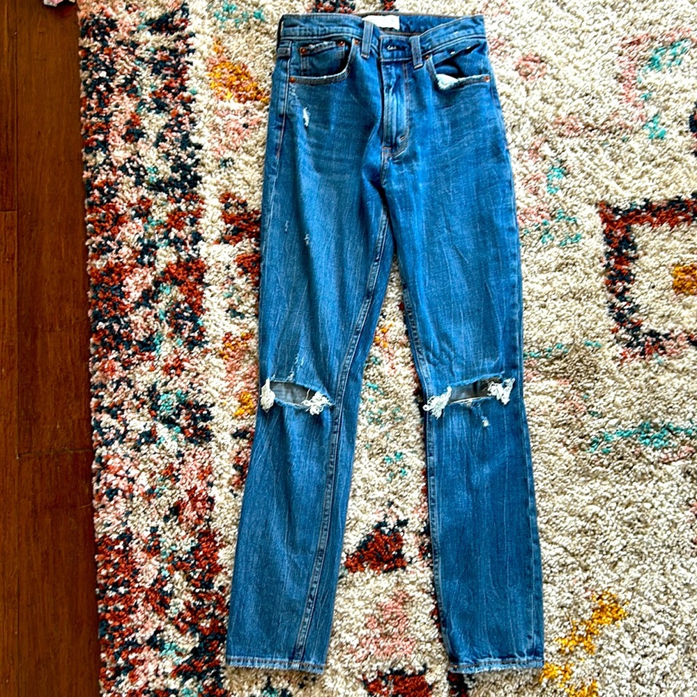 Abercrombie skinny high rise size 24/00